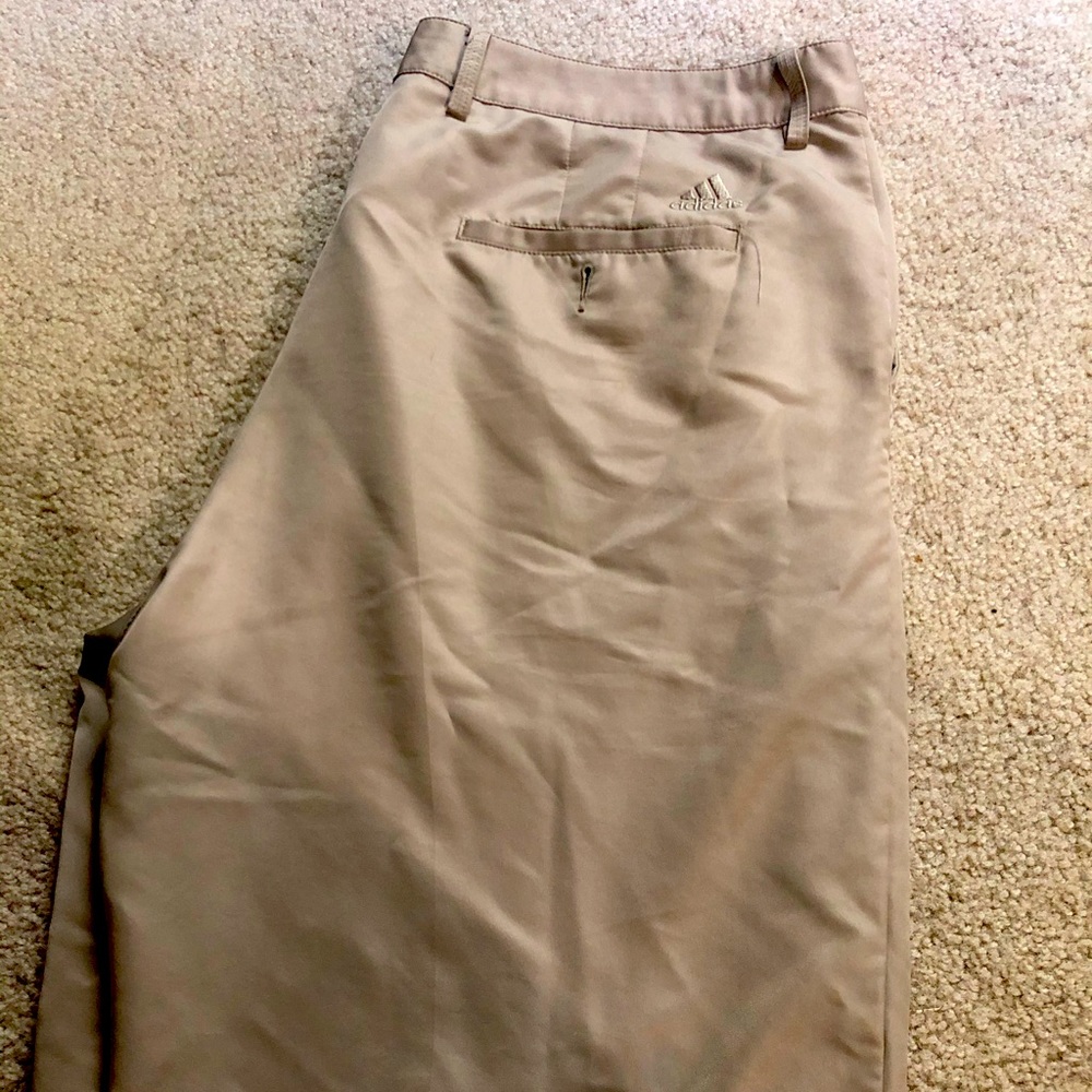 Adidas Clima Cool Golf Shorts - Tan